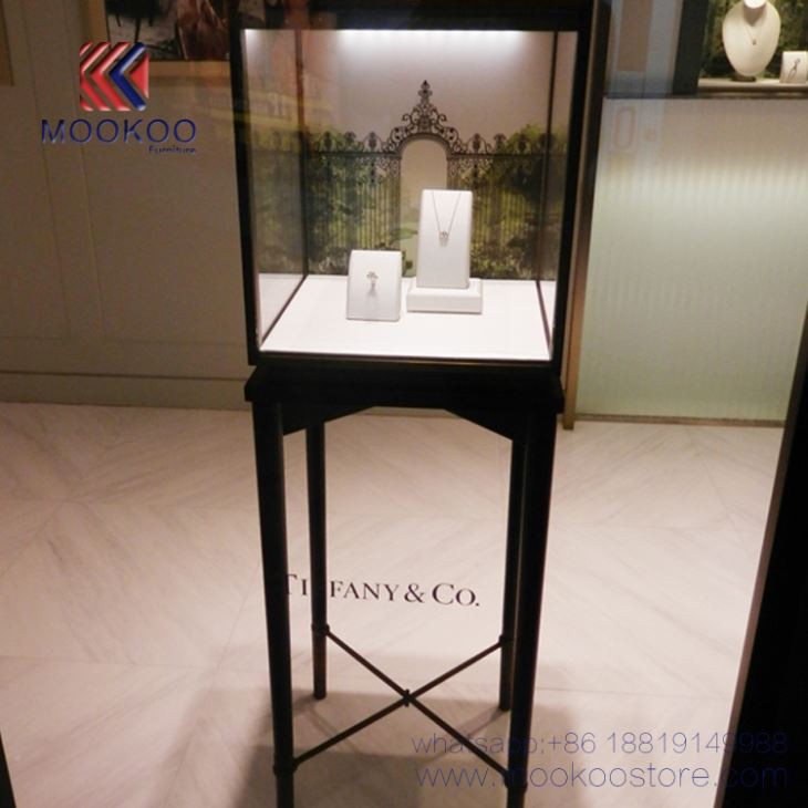 Tall Jewelry Showcase Design