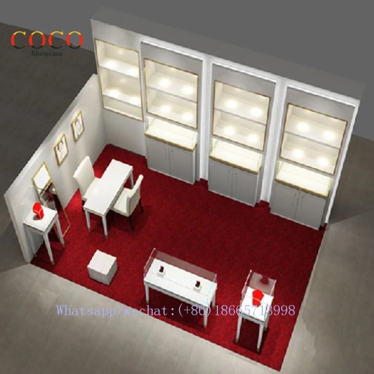High End Factory Price Glass Jewelry Kiosk