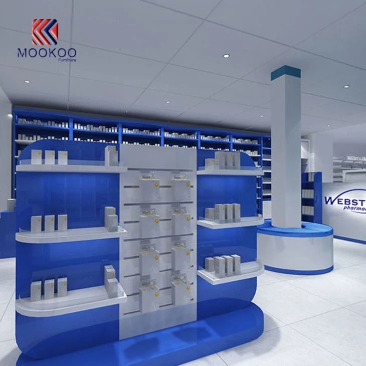 High End Pharmacy Flagship Shop Display Showcase